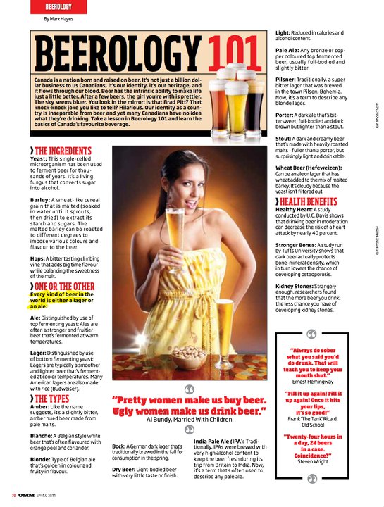 Beerology 101 Mark Hayes Canada